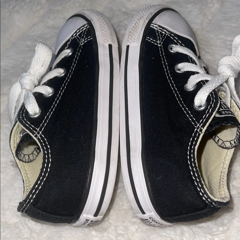 Converse Kids' All Star Low Top Sneakers - Black/White